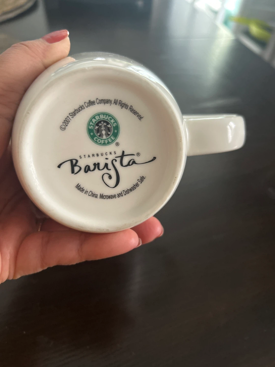 Starbucks Barista Big Coffee Mug 2007 - photo 2