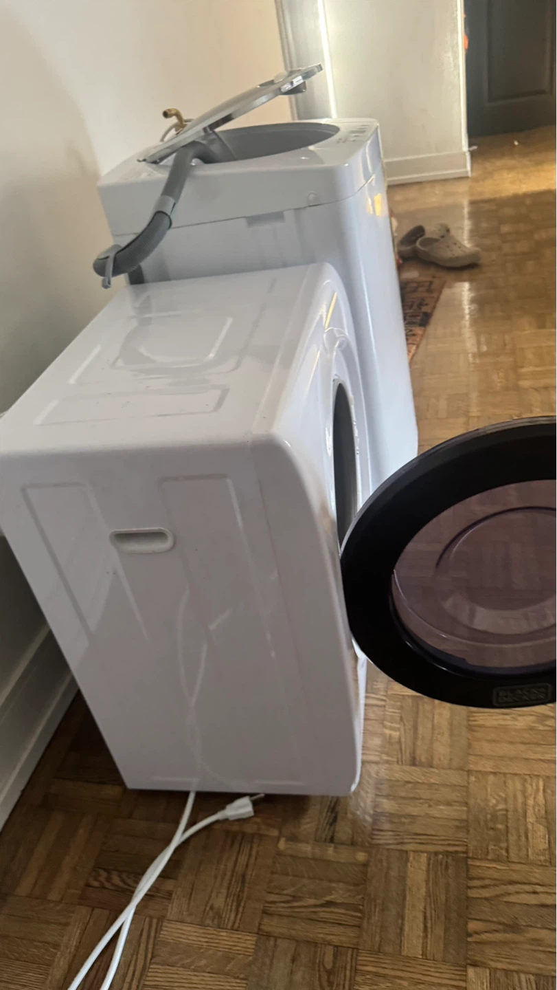 BLACK+DECKER Portable Clothes Dryer and costway washer - photo 2