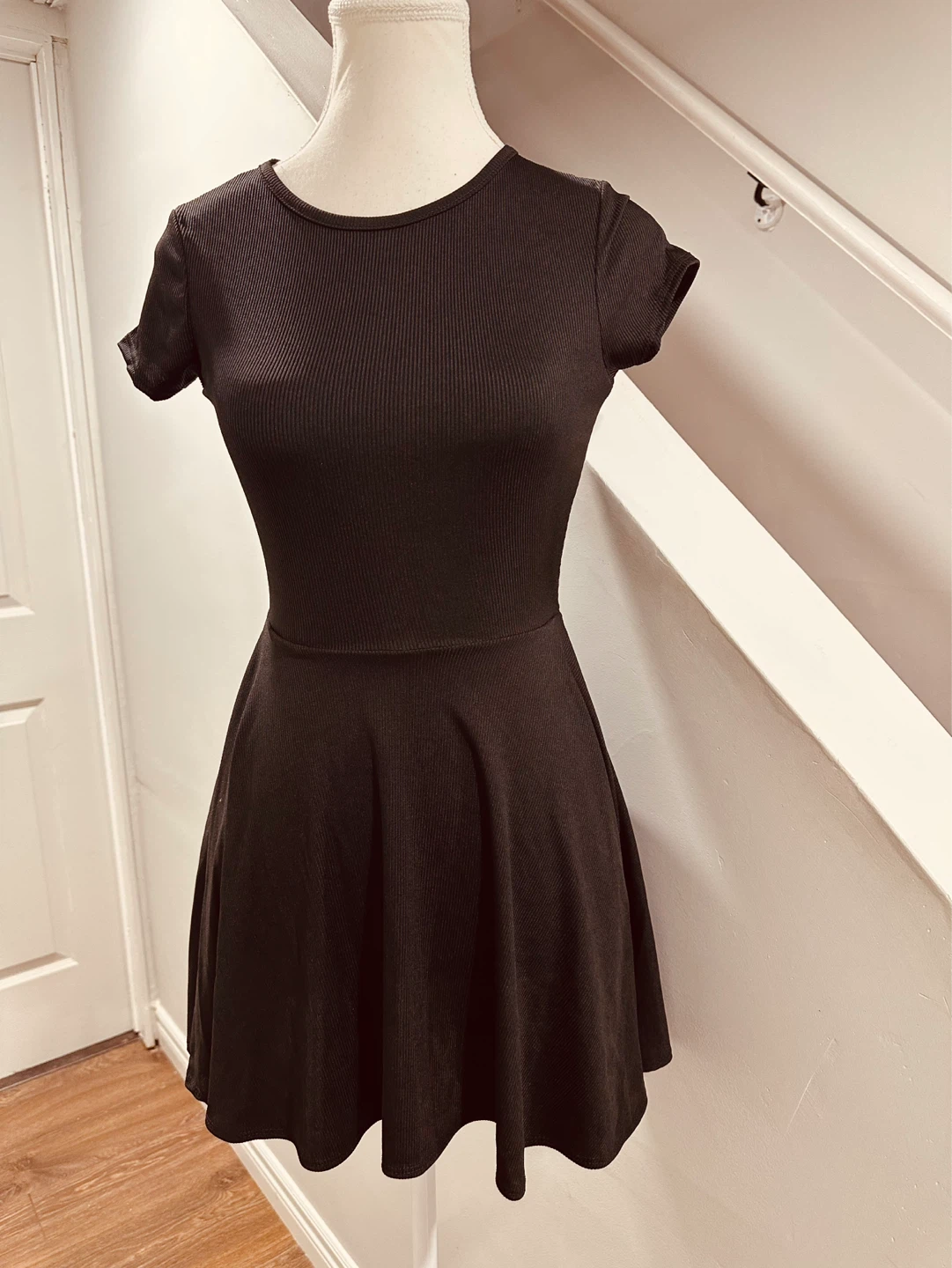 Buy this get 1 free Women's Ribbed Fit and Flare Dress