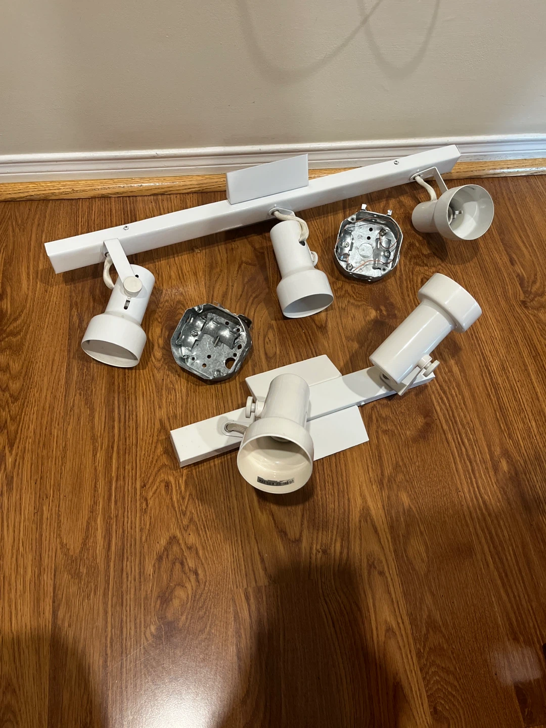 White Track Lighting Fixture