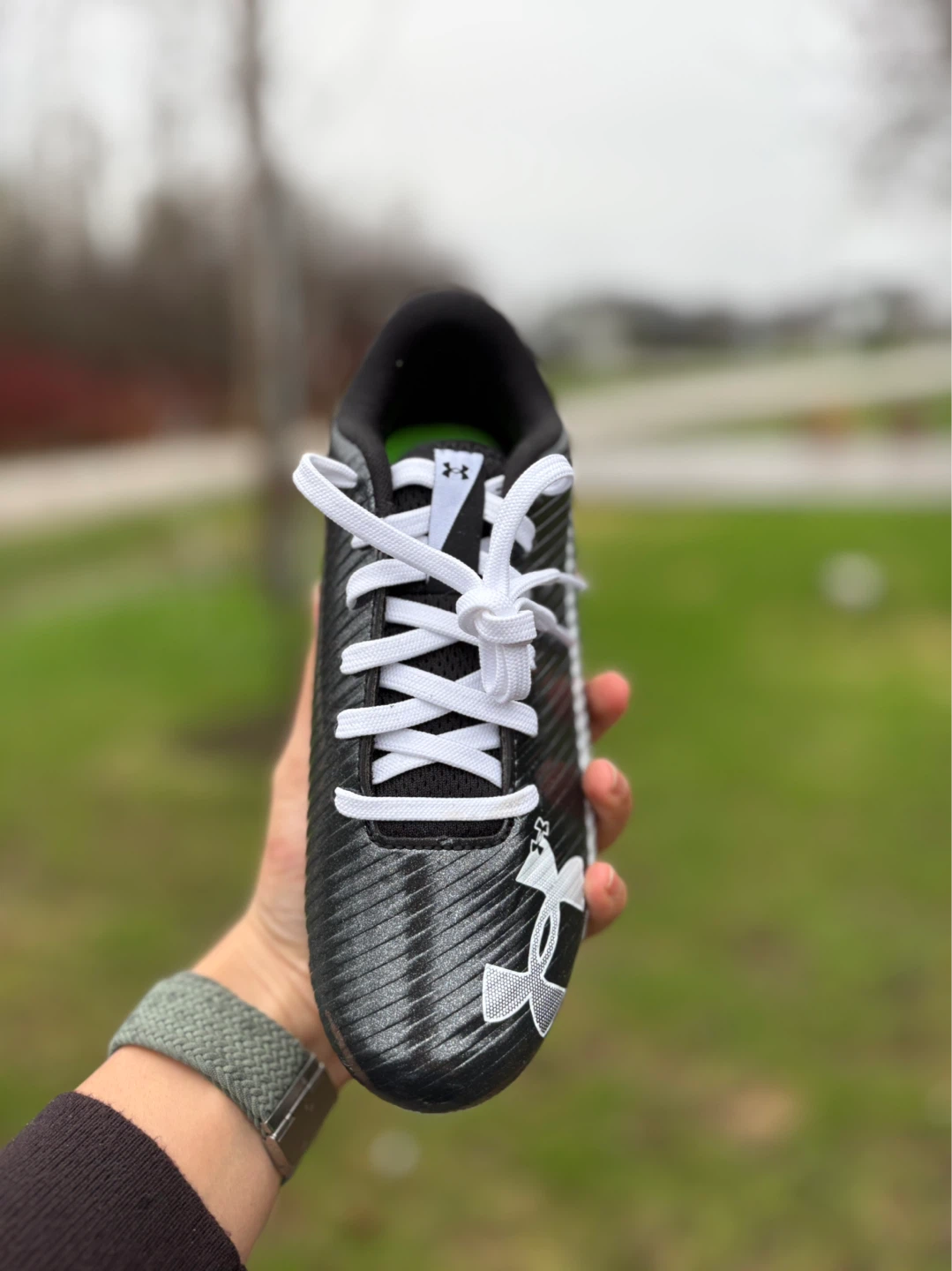Under Armour Football Cleats Black/White - photo 3