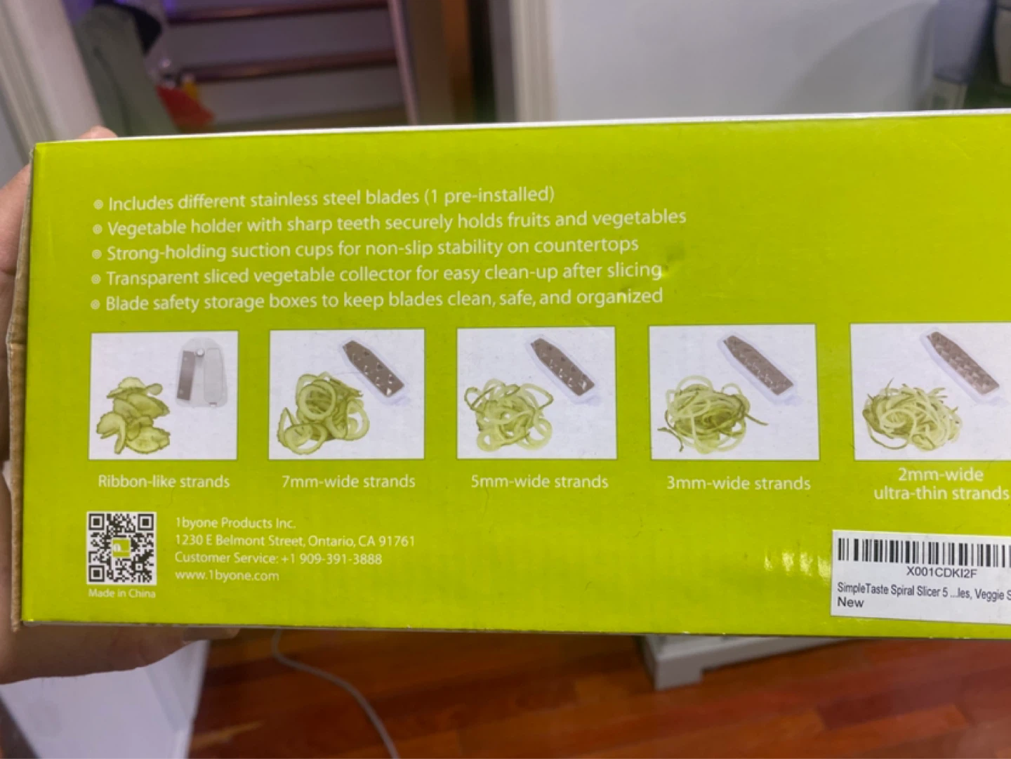 SimpleTaste Spiral Slicer with 5 Blades - photo 4