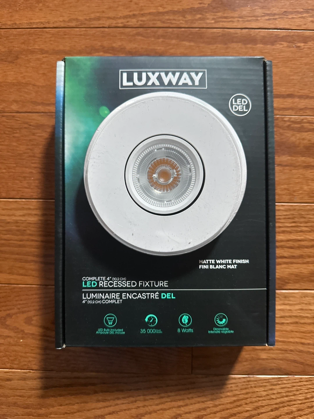 Quantity 5 - Luxway 4" LED Recessed Fixture - Matte White