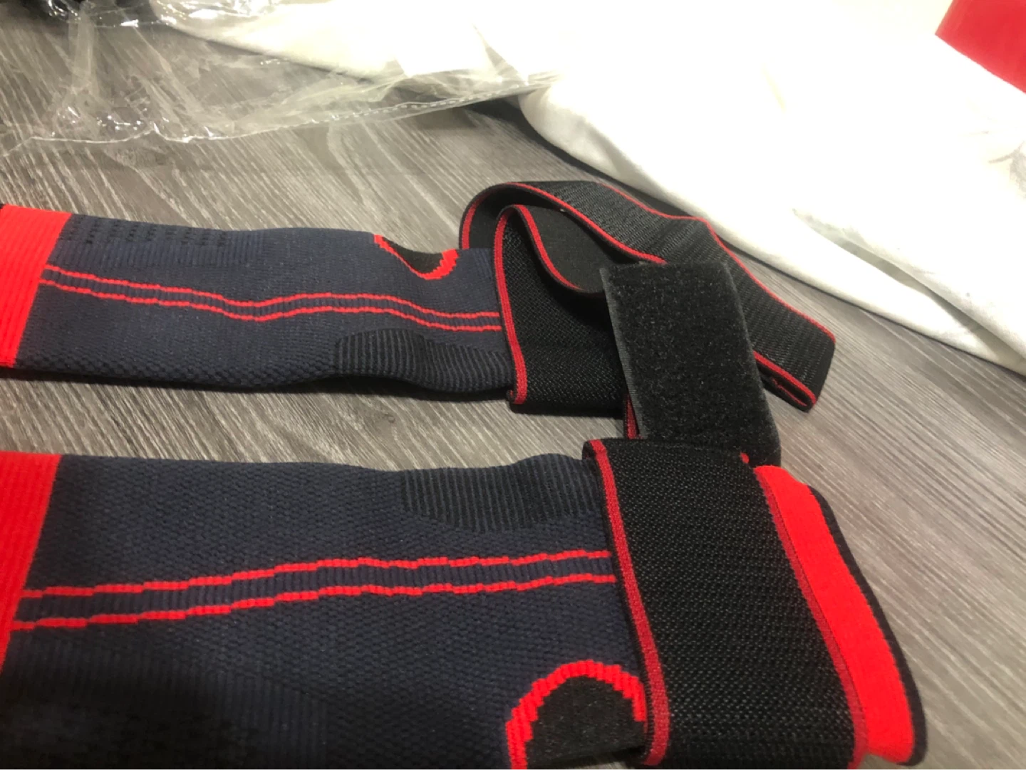 New-Ankle Brace for Plantar Fasciitis Relief (Medium, Red/Black) - photo 2