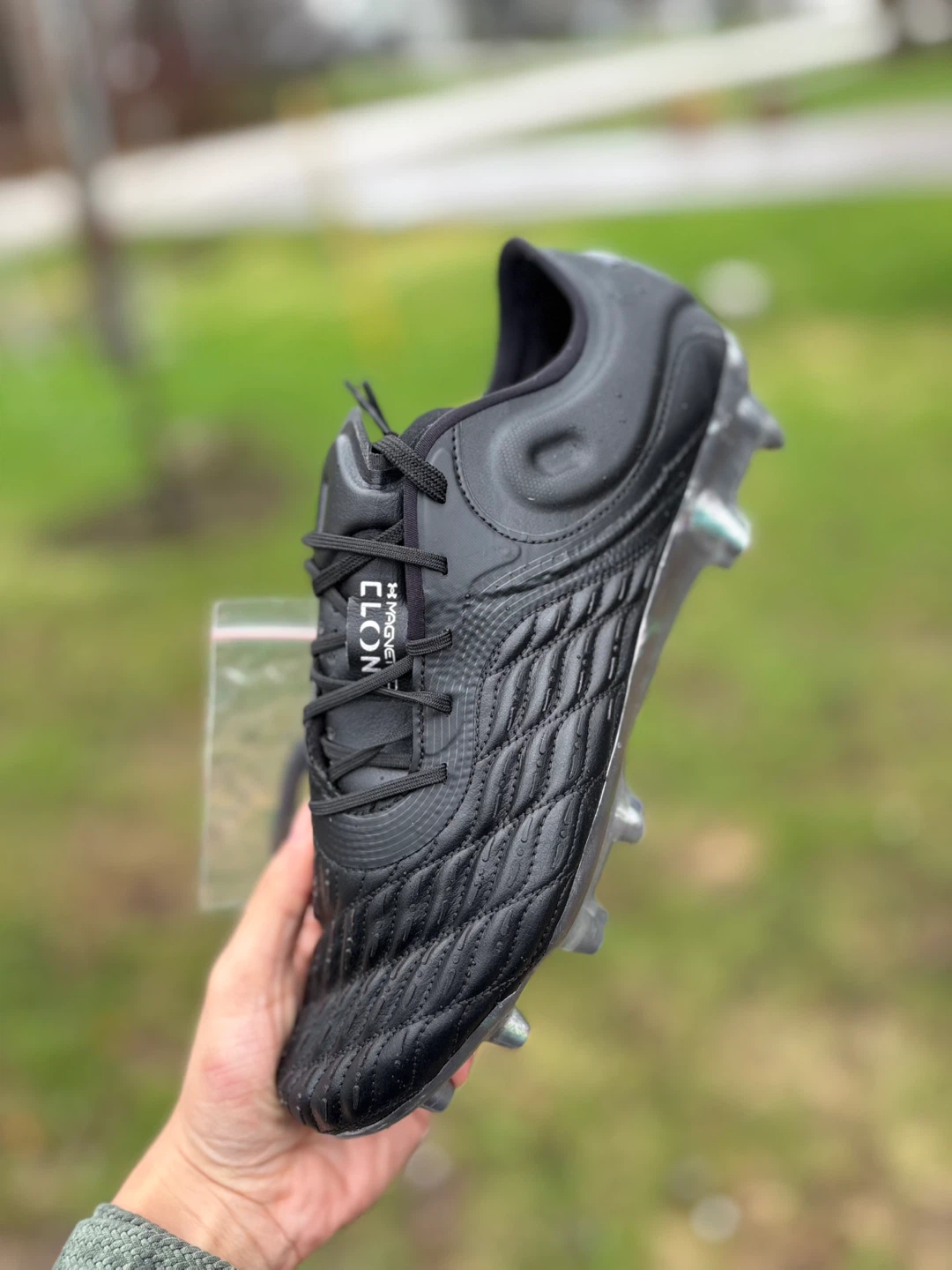 Under Armour "Clone" Black Football Cleats - photo 2