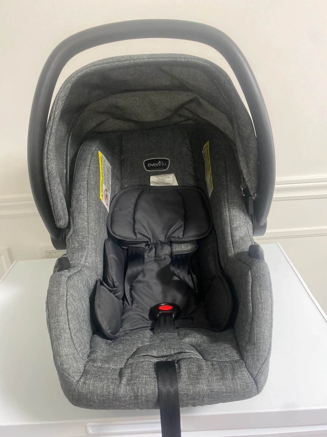 Evenflo Infant Car Seat with Base and stroller