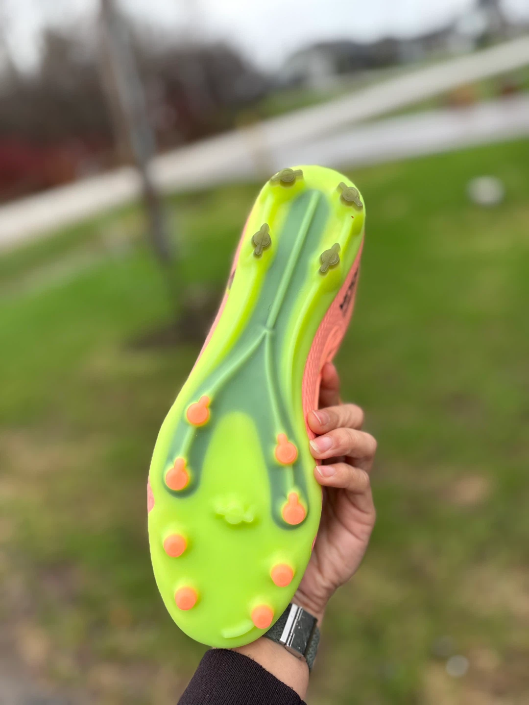 Under Armour Soccer Cleats - Orange/Lime Green - photo 4