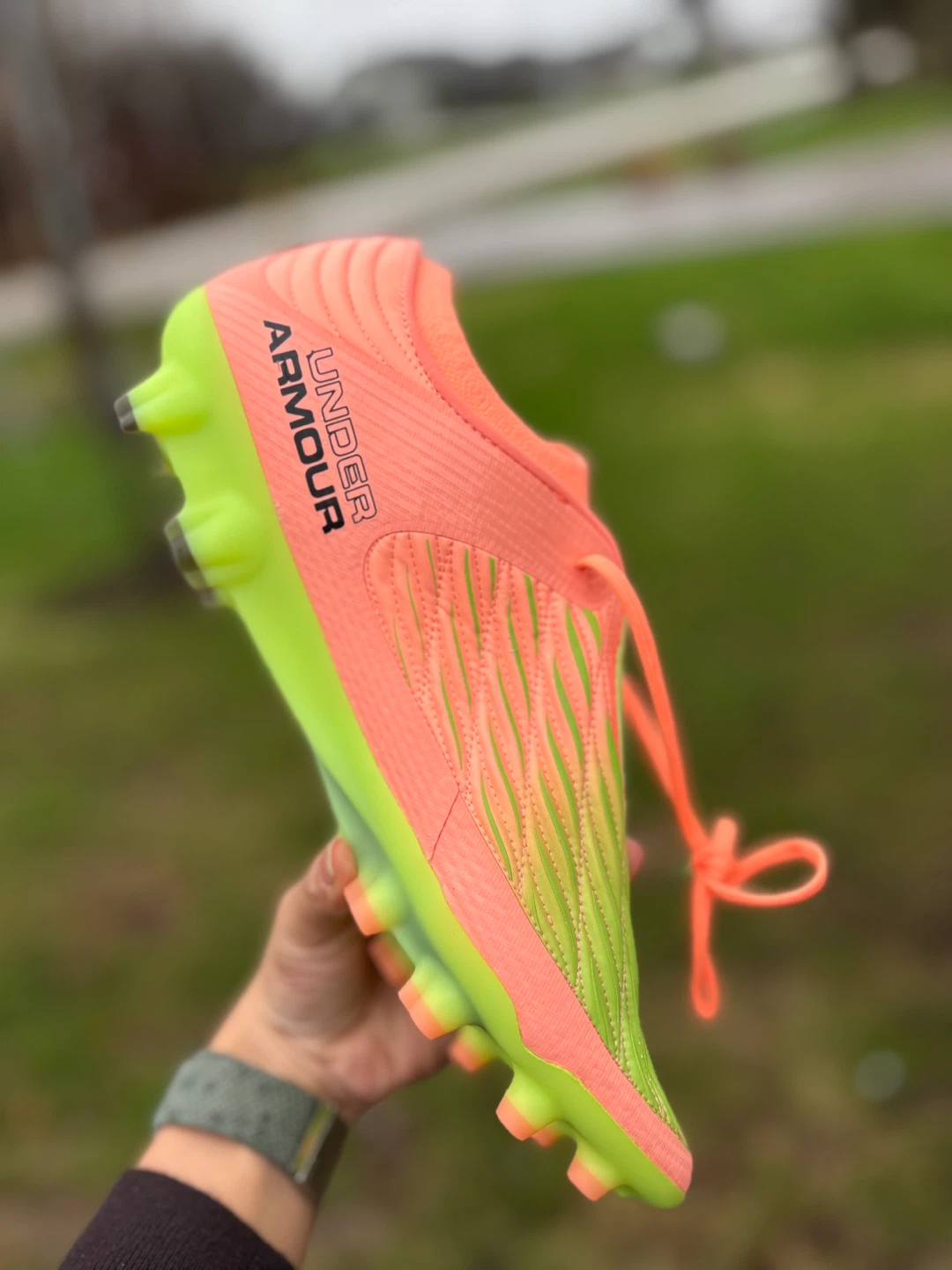 Under Armour Soccer Cleats - Orange/Lime Green - photo 5