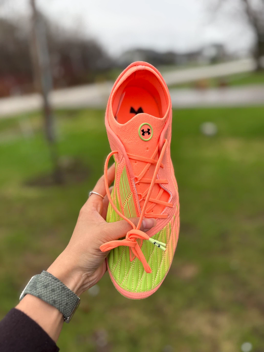 Under Armour Soccer Cleats - Orange/Lime Green - photo 3