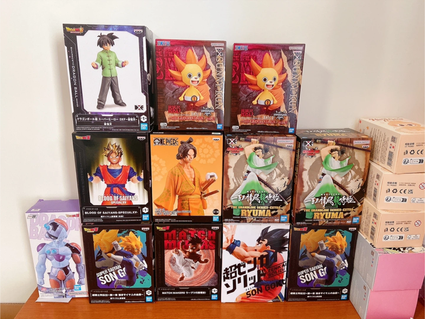 Assorted Anime Figures - Bandai, Sega