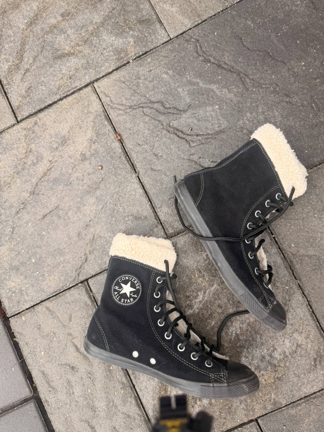 Converse All Star High Top Boots with Sherpa Lining