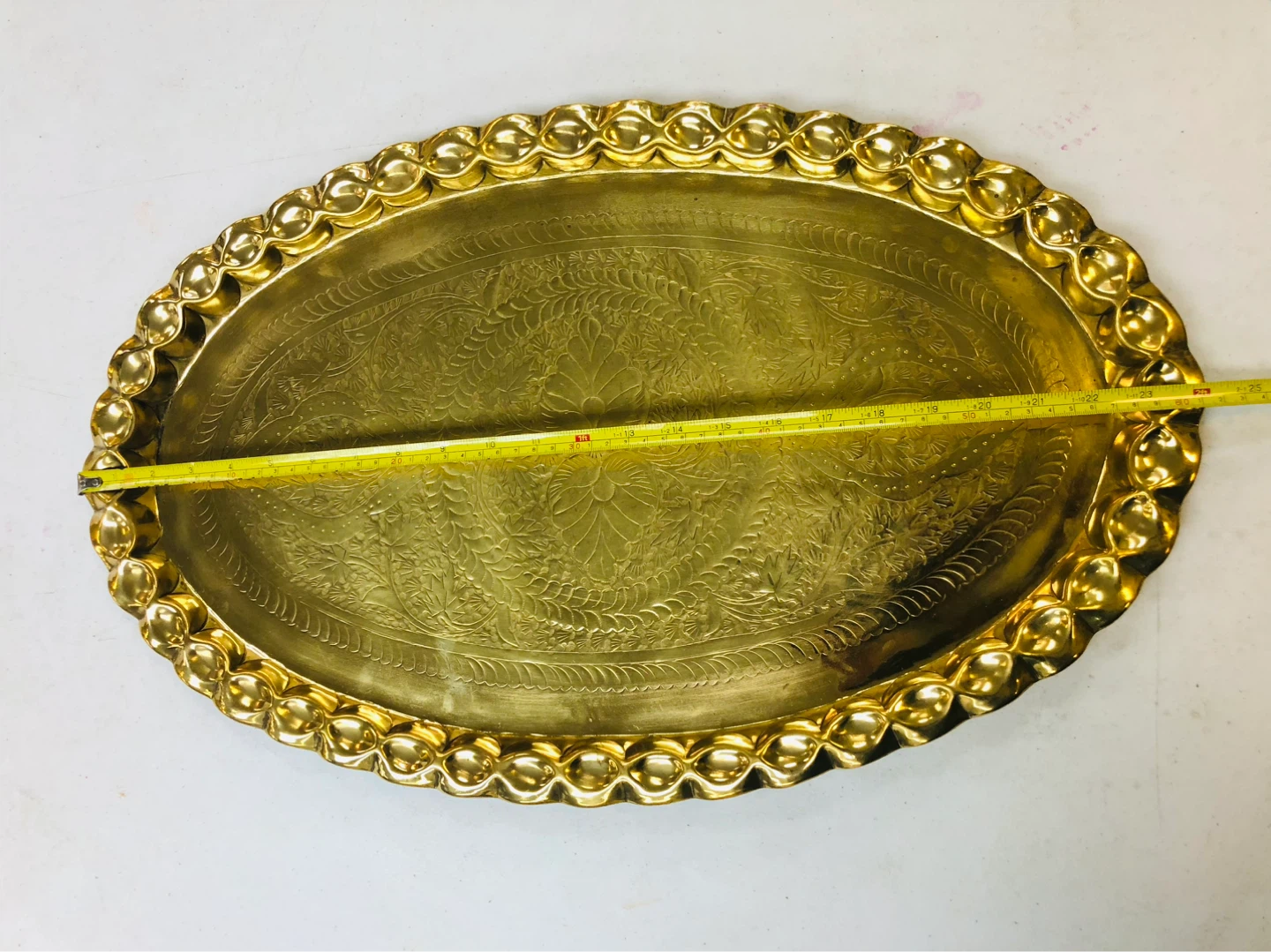 Large Brass Tray - photo 2