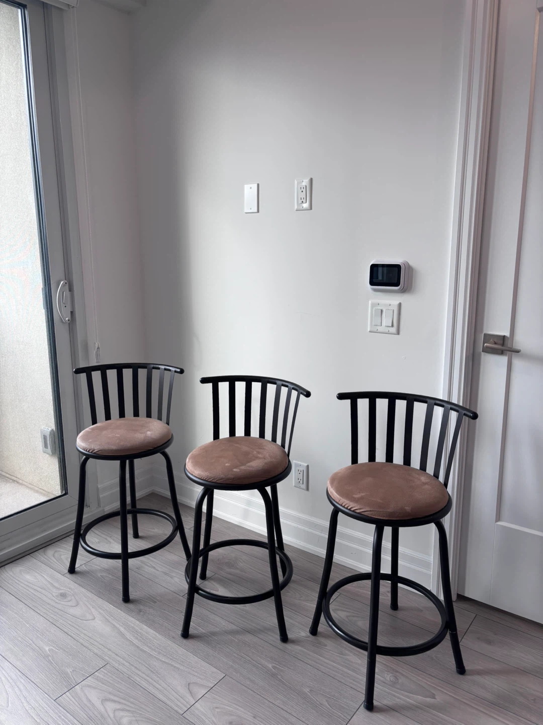Set of 3 Bar Stools - photo 2