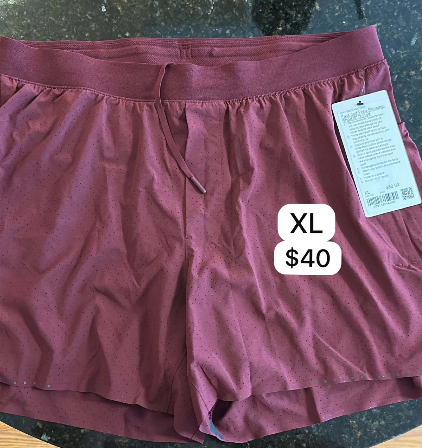 Lululemon Fast and Free Running Shorts XL