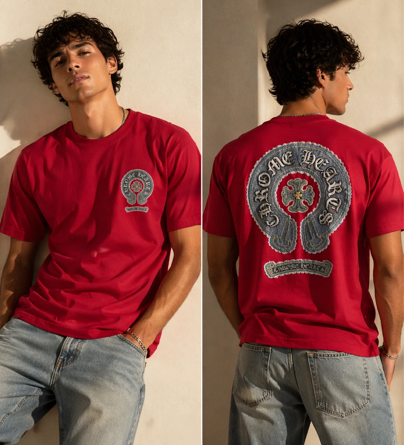 Chrome Hearts Horseshoe Logo T-Shirt - photo 3