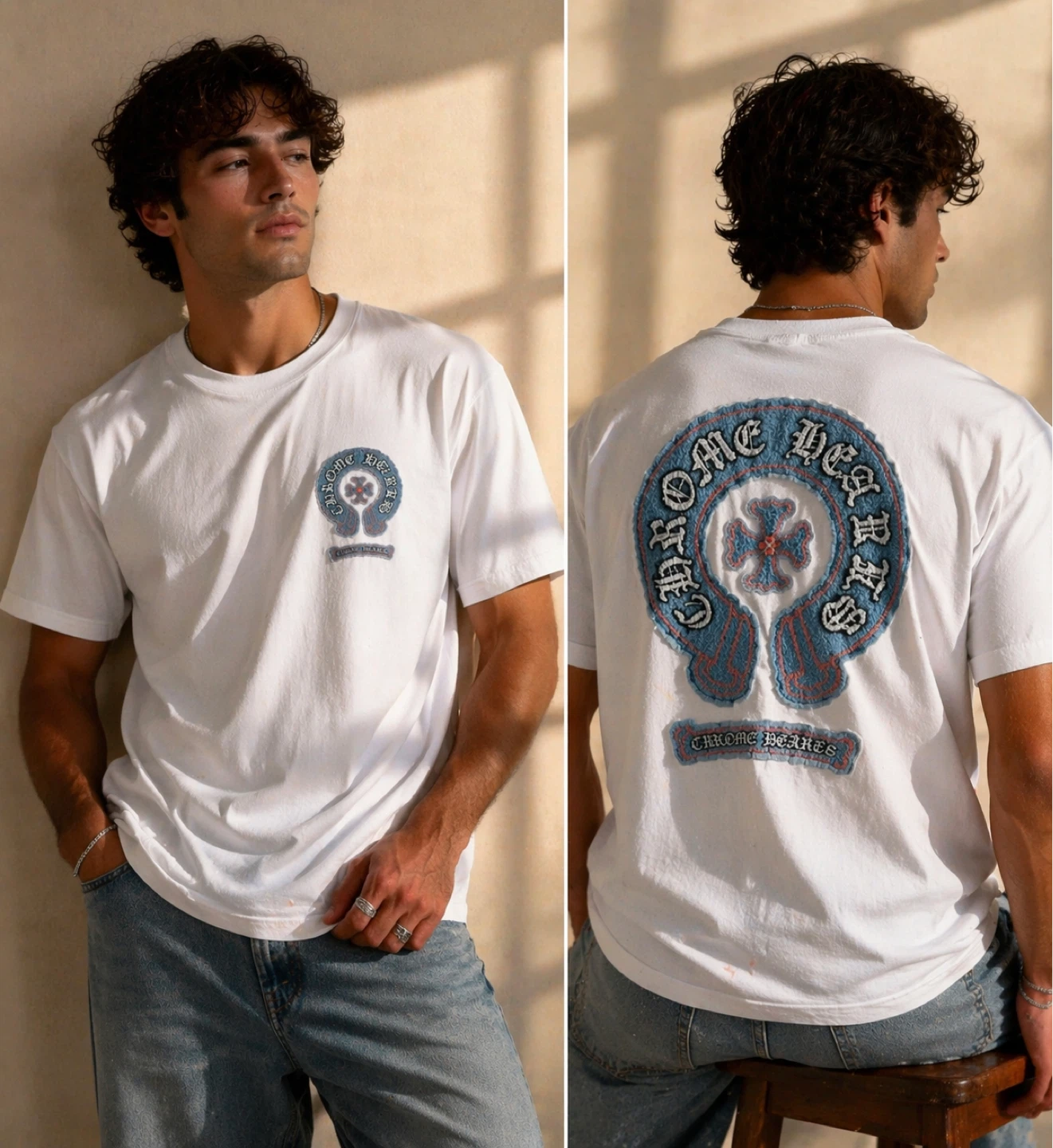 Chrome Hearts Horseshoe Logo T-Shirt
