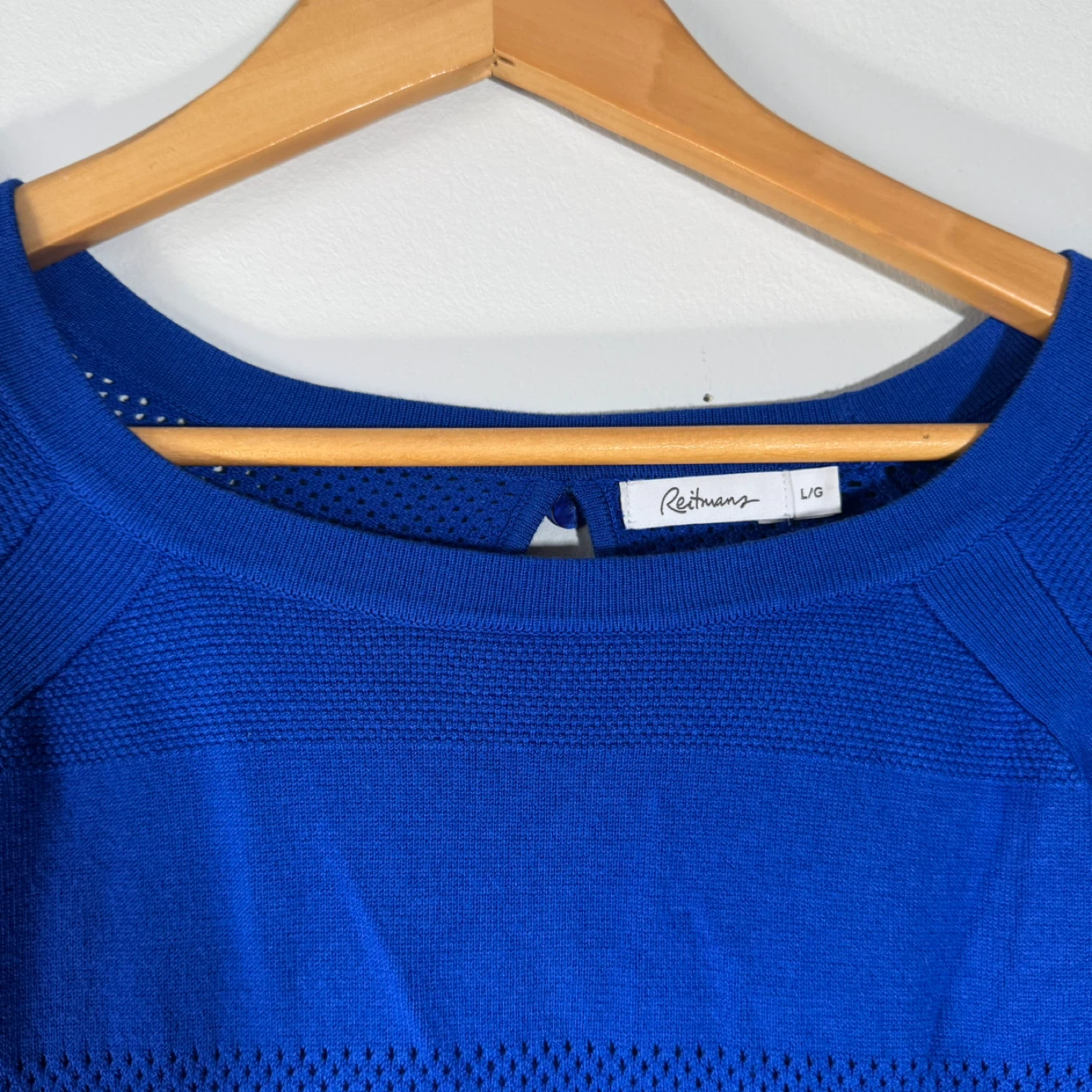 Reitmans Blue Knit Sweater - photo 2