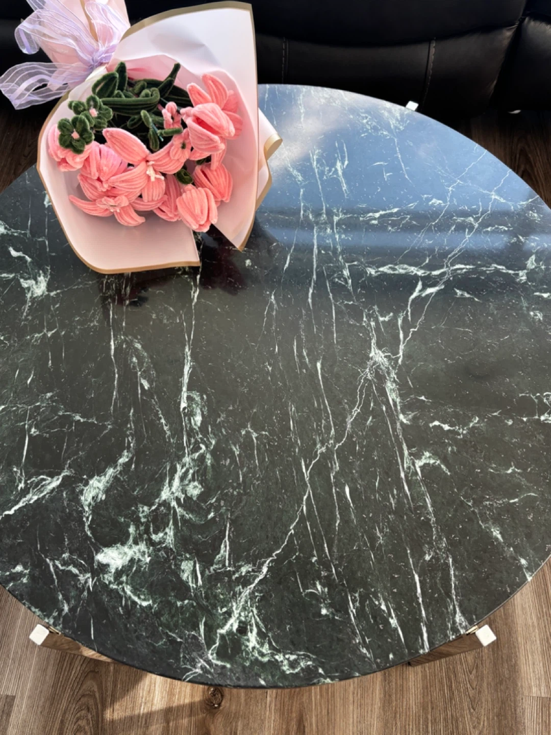 Modern Round Marble Coffee Table - photo 5