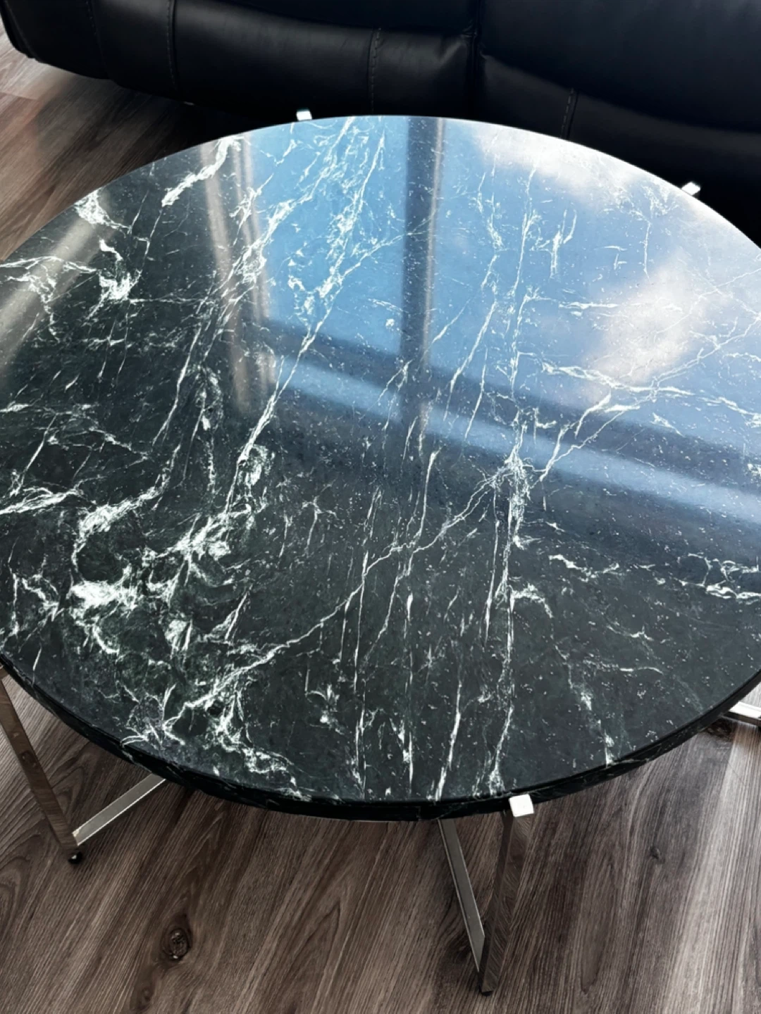 Modern Round Marble Coffee Table - photo 2