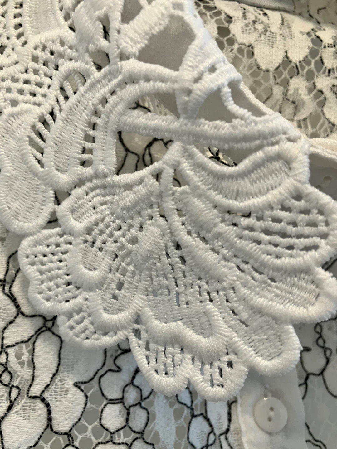 Lulla Collection White Lace Detachable Collar - photo 5