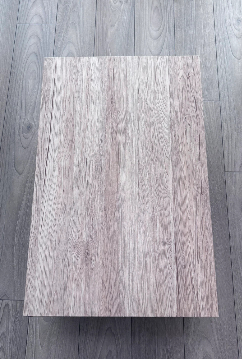 Light Oak Coffee Table with Shelf - photo 3