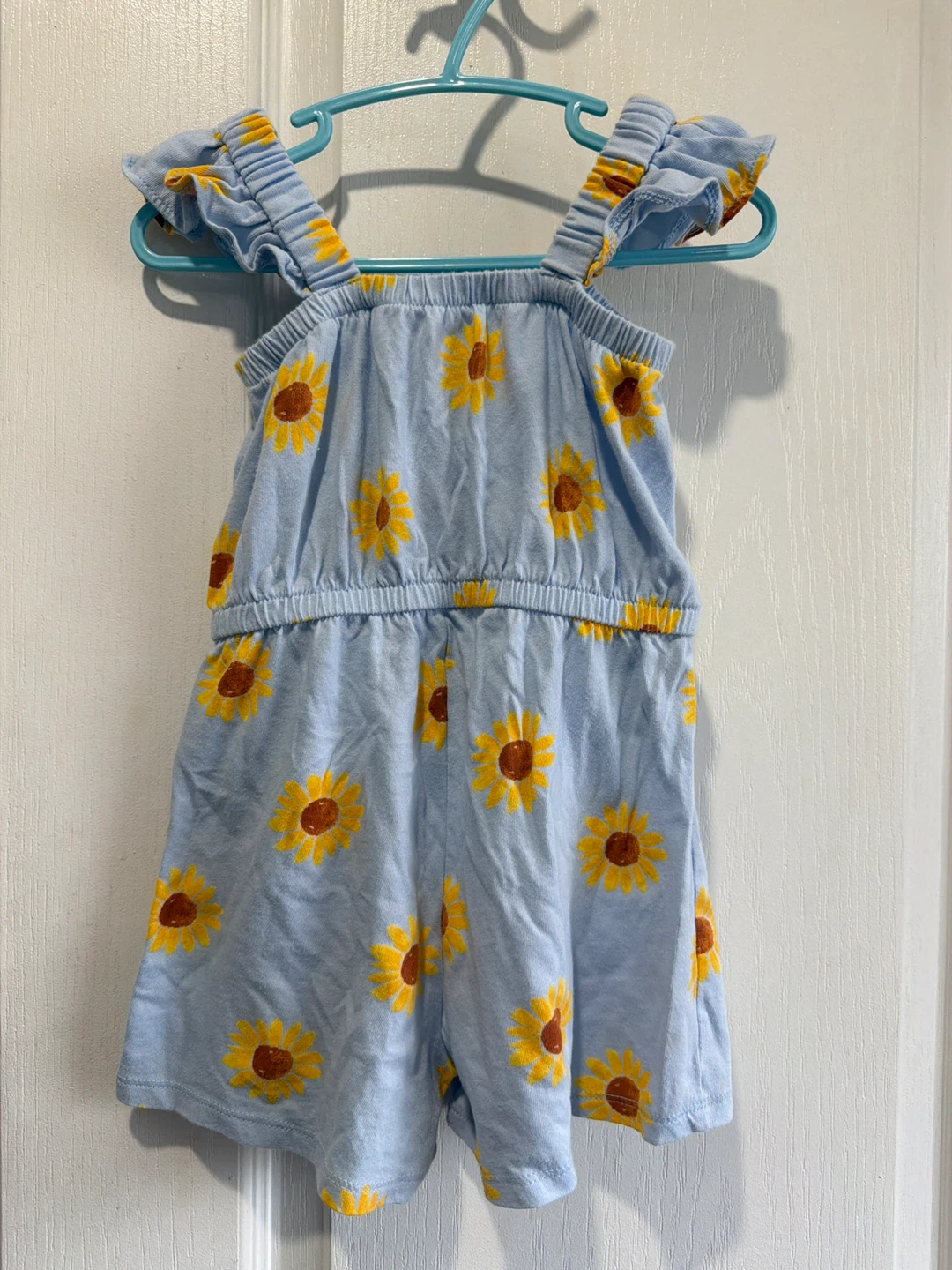 Baby Girl Sunflower Romper