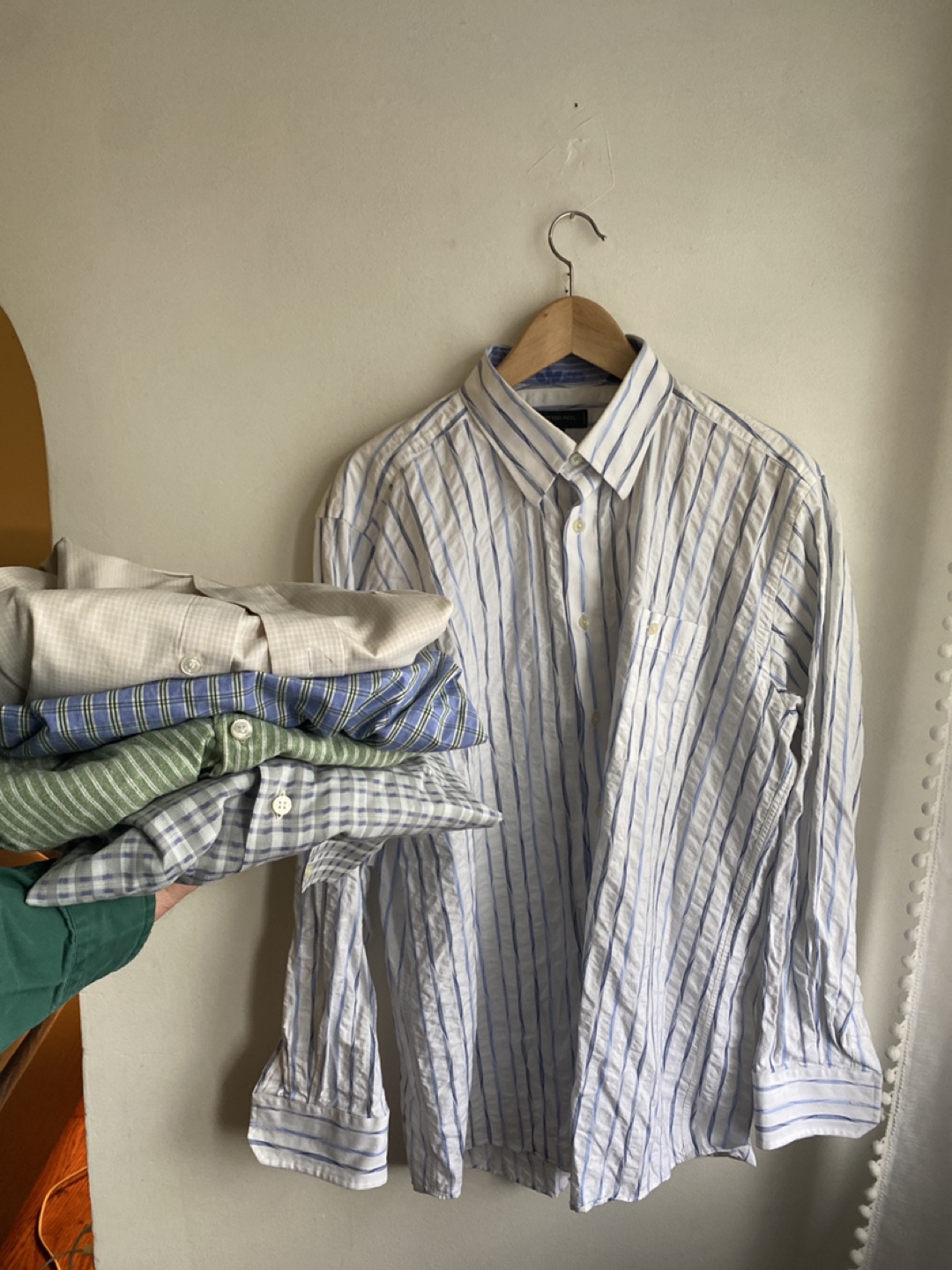 Bundle of five men’s dress shirts