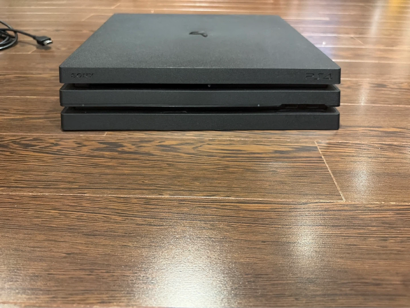 Sony PlayStation 4 Pro 1TB Console with Controller and Cables - photo 2