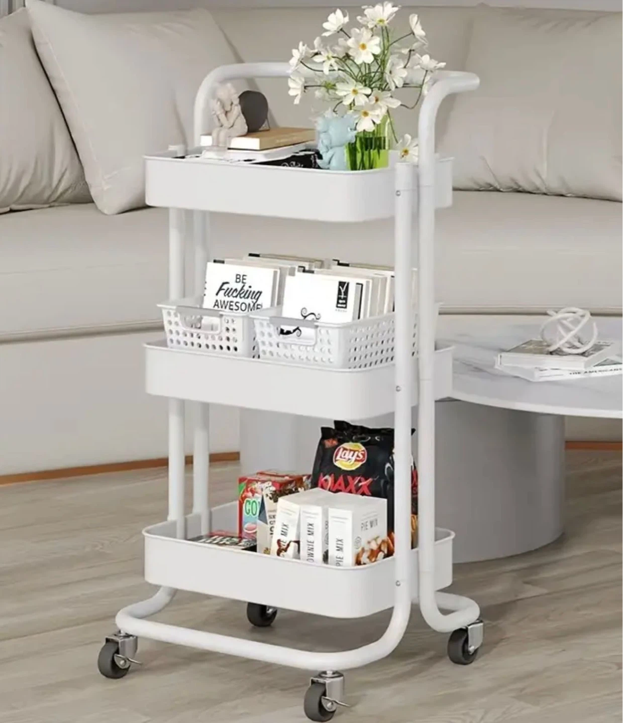 3-Tier Rolling Storage Cart - photo 3