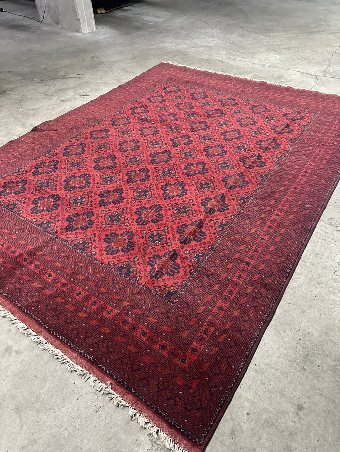 Oversized Pakistani Bokhara Area Rug (8x11)