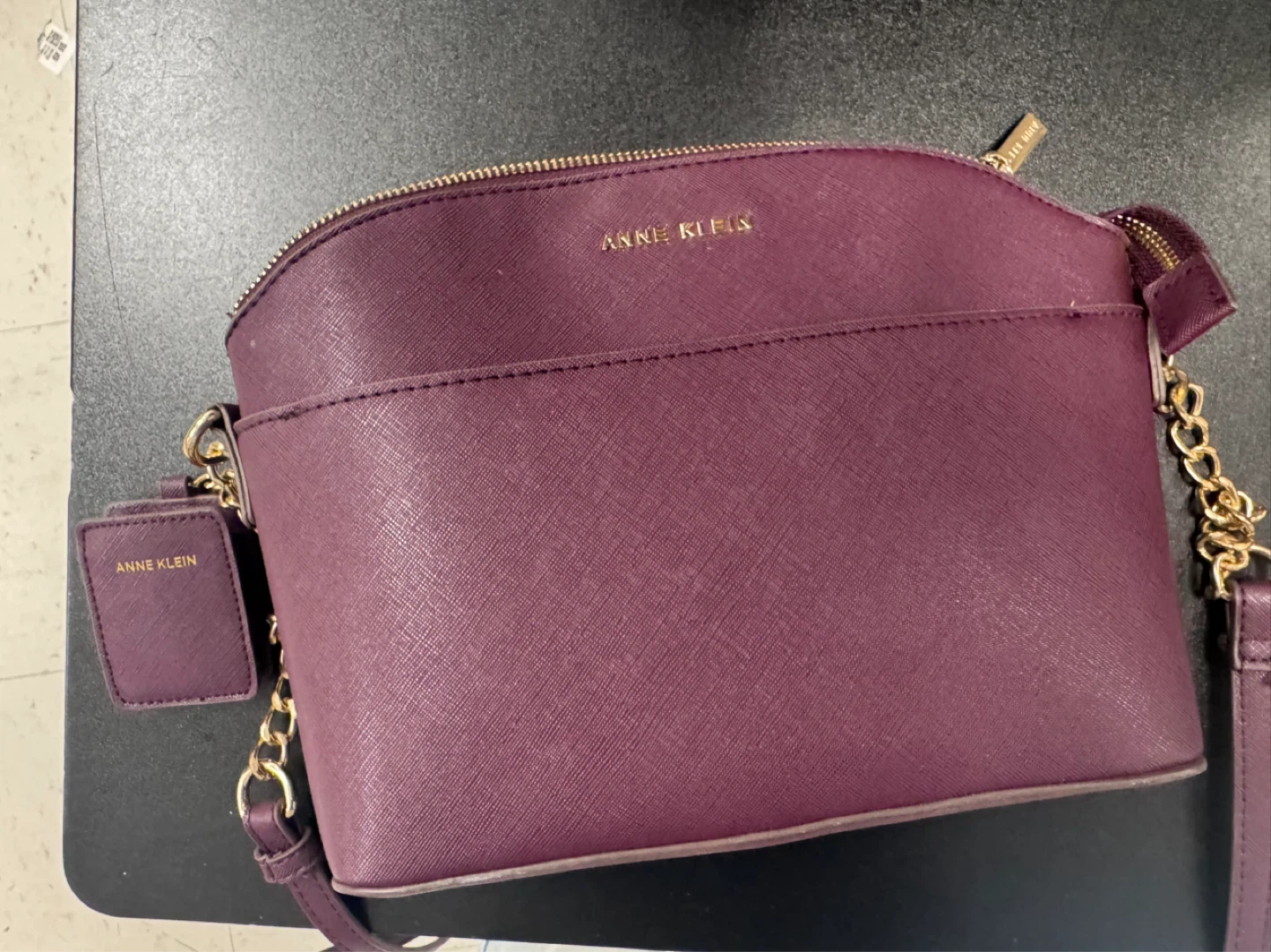 Anne Klein Crossbody Bag - Burgundy