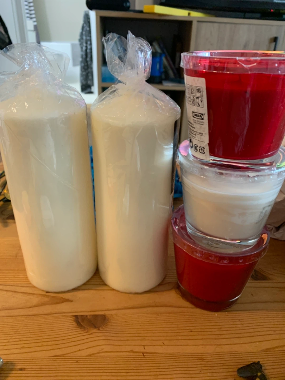 IKEA Fenomen Candles and Red Jar Candles