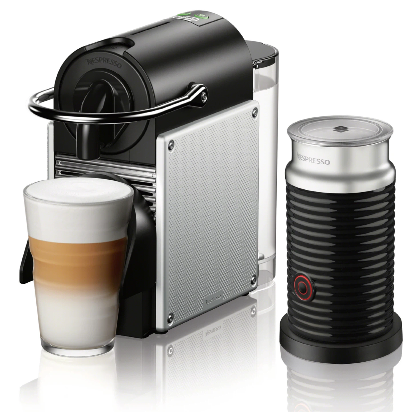Nespresso Pixie Coffee Machine with Aeroccino Milk Frother