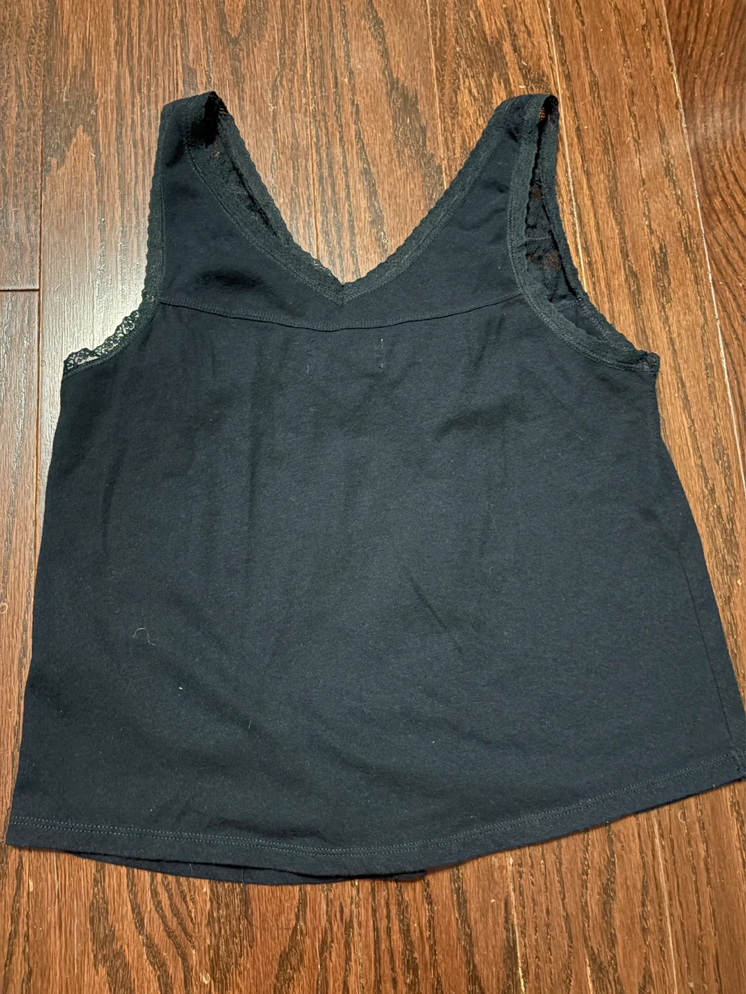 Vintage Hollister black Lace Trim Tank Top - Size S - photo 4