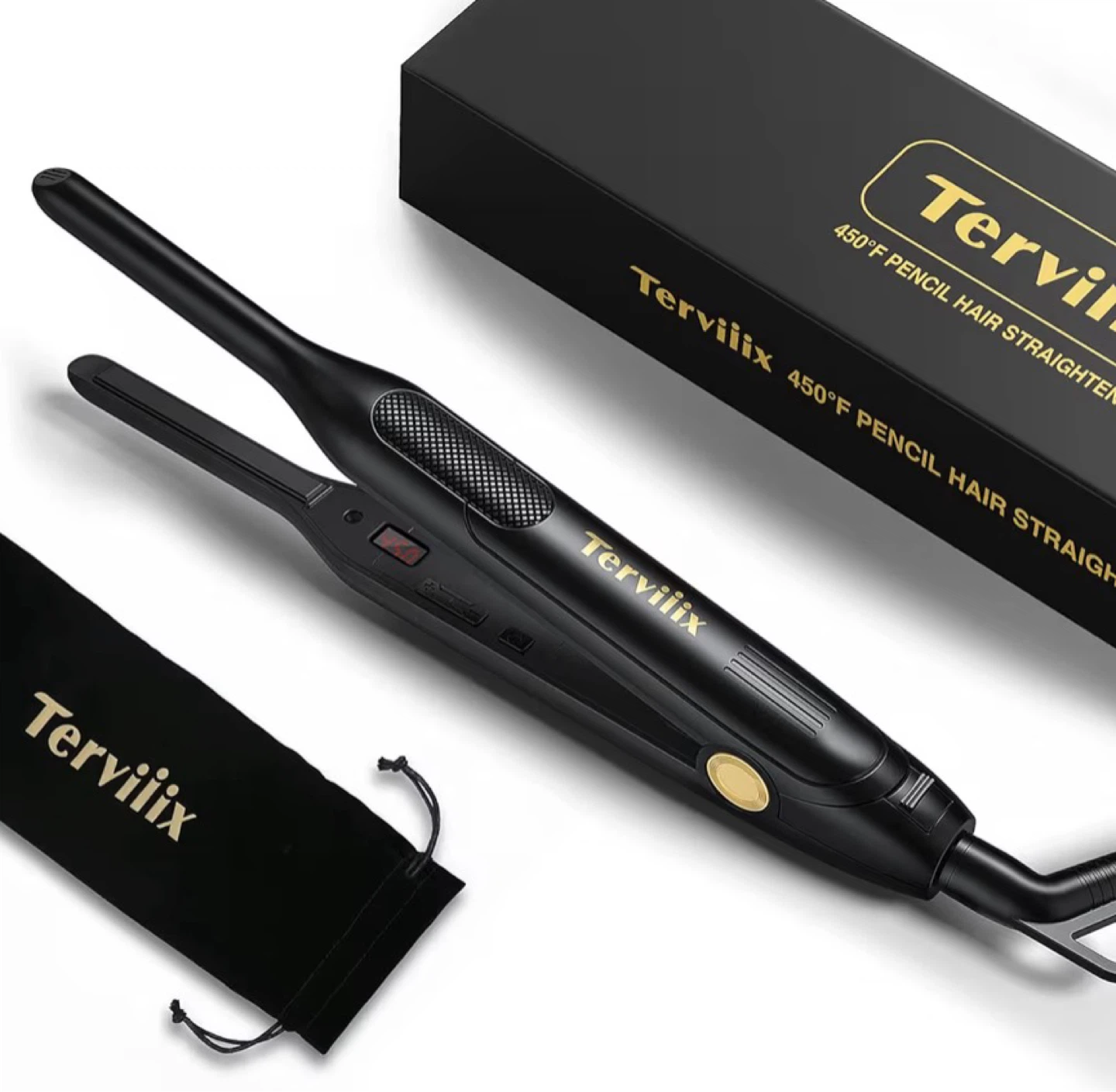 Terviliix 450°F Pencil Hair Straightener