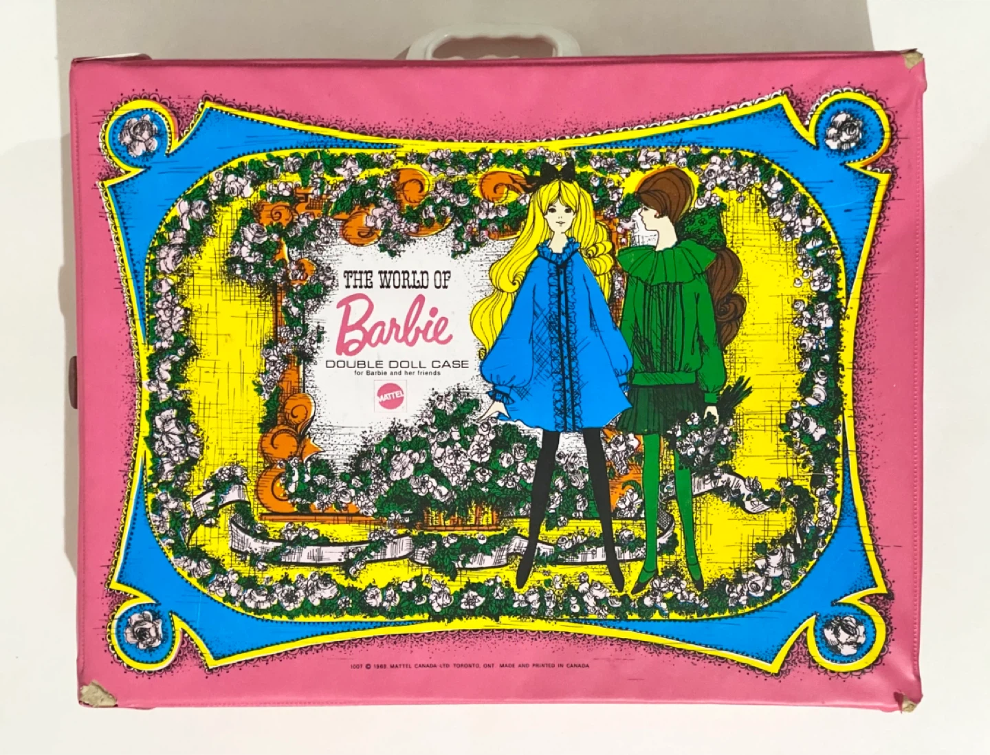 Vintage Barbie Double Doll Case