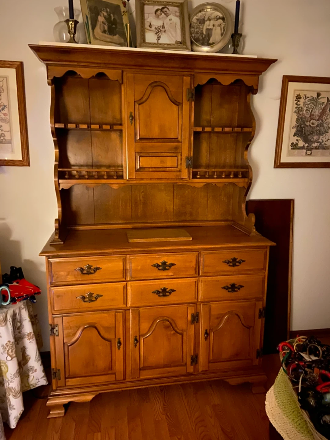 Vintage Wooden Hutch