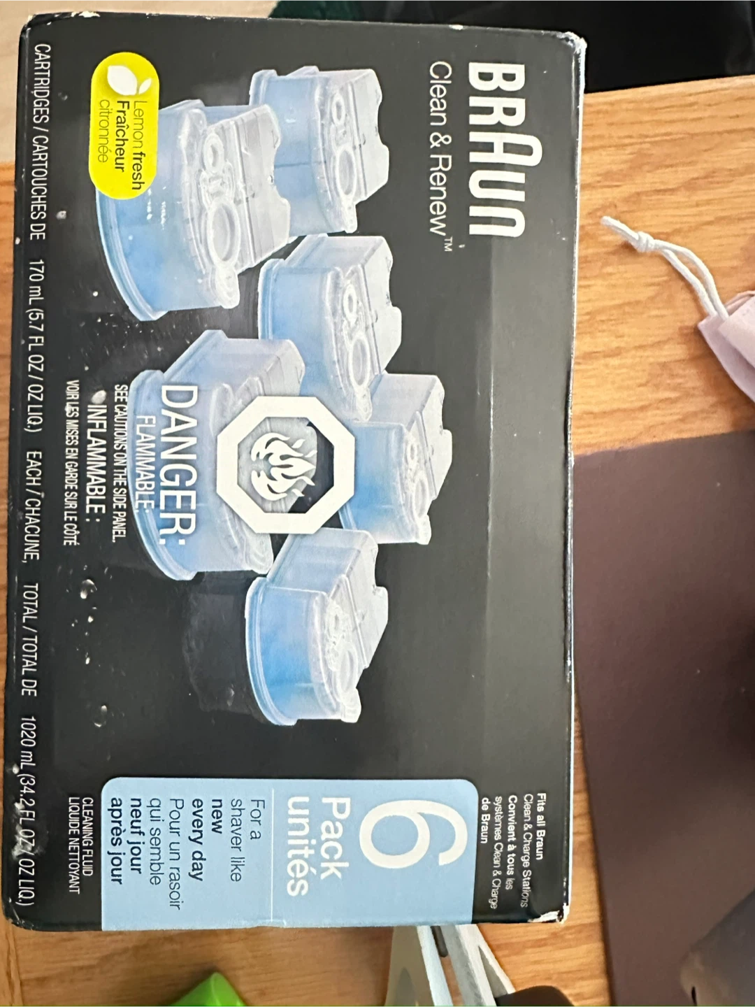 Braun Clean & Renew Cartridges 6 Pack Lemon Fresh - photo 2