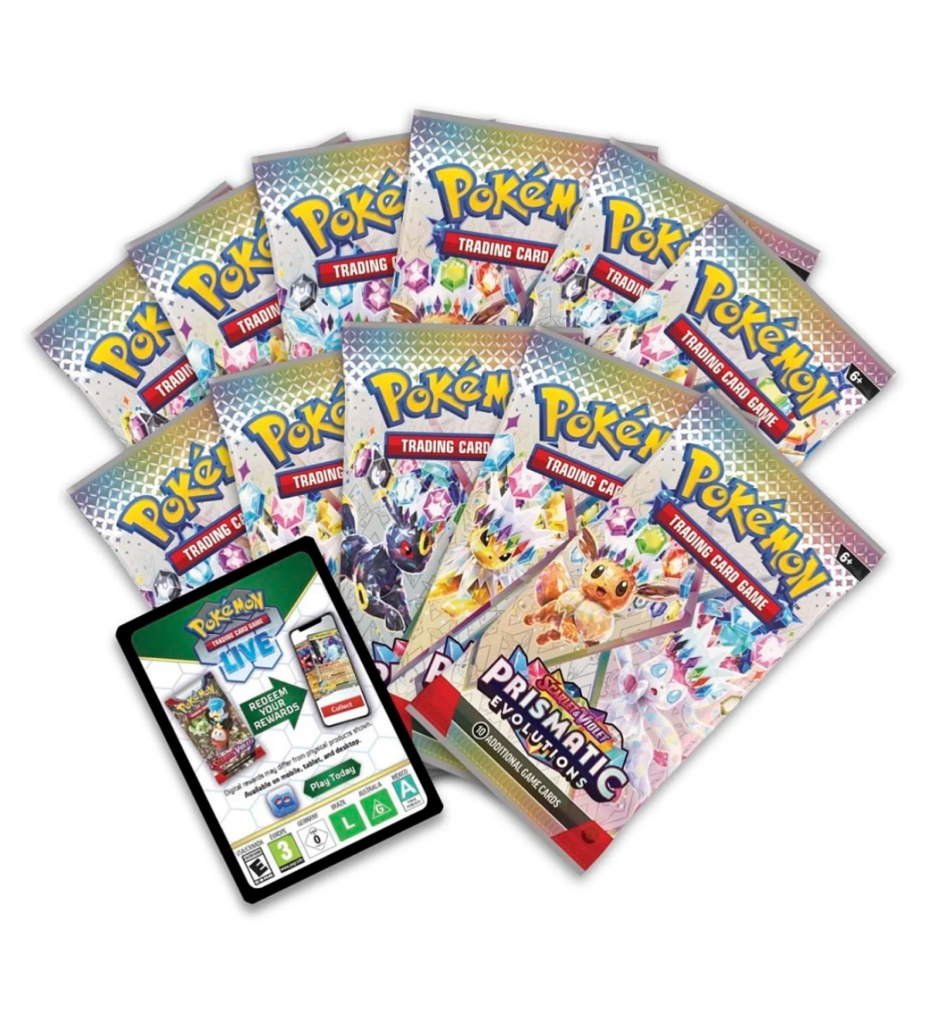 Pokemon Scarlet & Violet Prismatic Evolutions Elite Trainer Box - photo 2