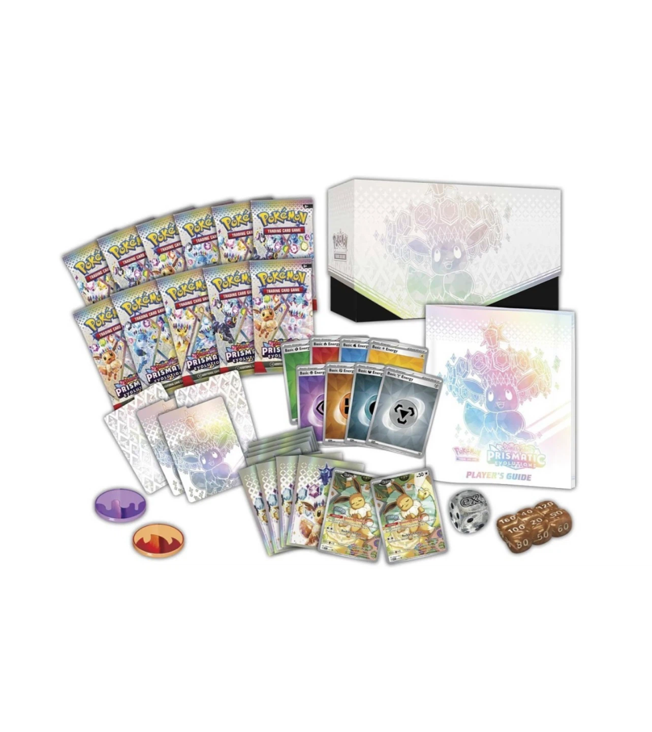 Pokemon Scarlet & Violet Prismatic Evolutions Elite Trainer Box - photo 3
