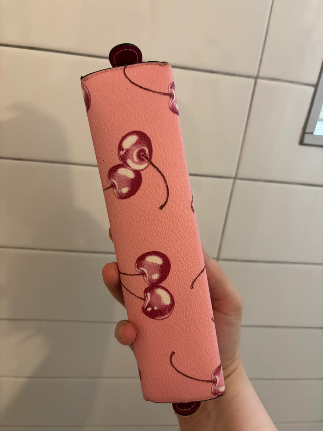 Coach Pink Cherry Print Pencil Case - photo 5