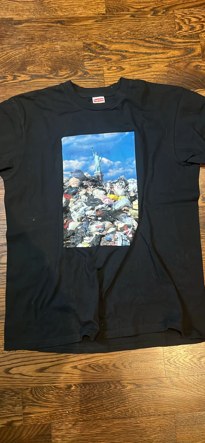 Supreme Statue of Liberty T-Shirt - Black - Medium - photo 3