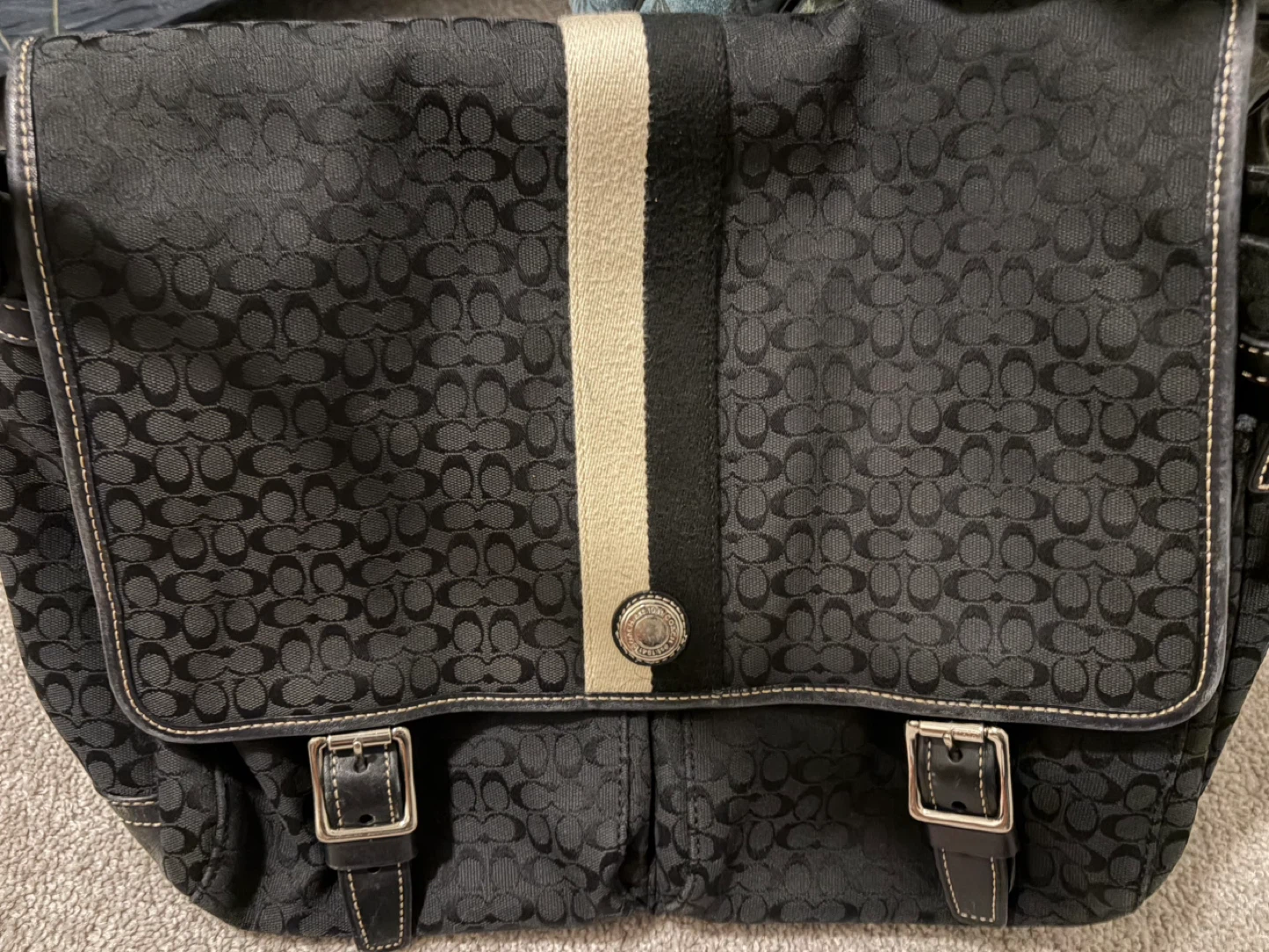 Coach Monogram Messenger Bag