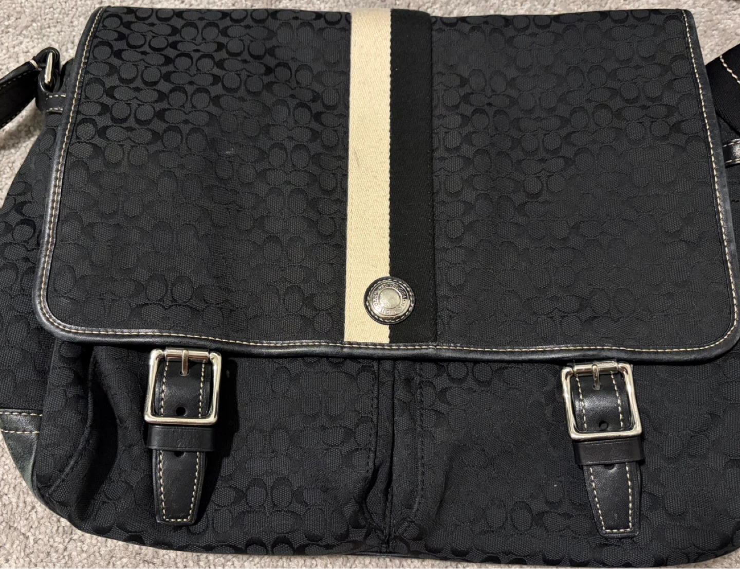 Coach Monogram Messenger Bag - photo 2