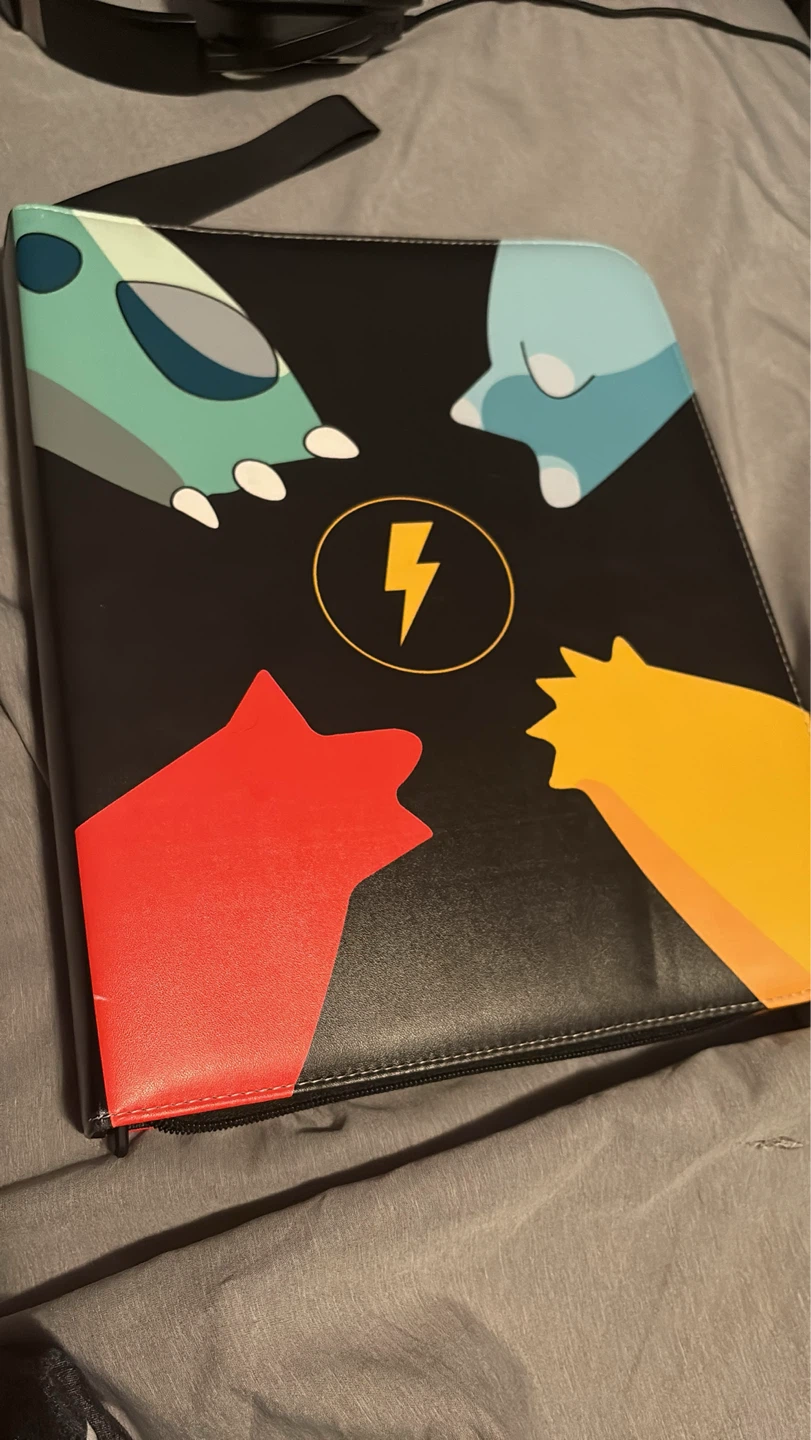 Pokémon Trading Card Binder with Assorted Cards - photo 2
