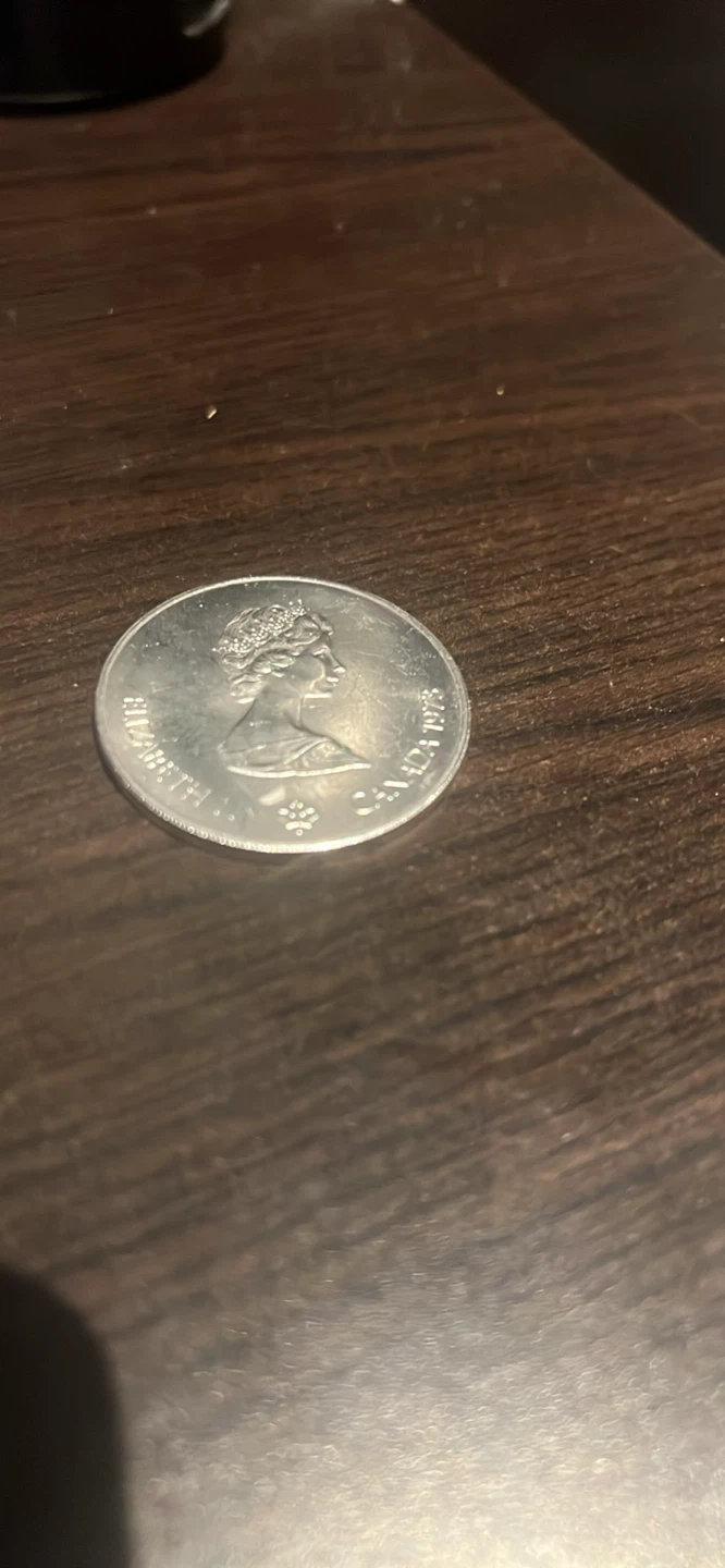 1976 Montreal Olympics 5 Dollar Coin - photo 2