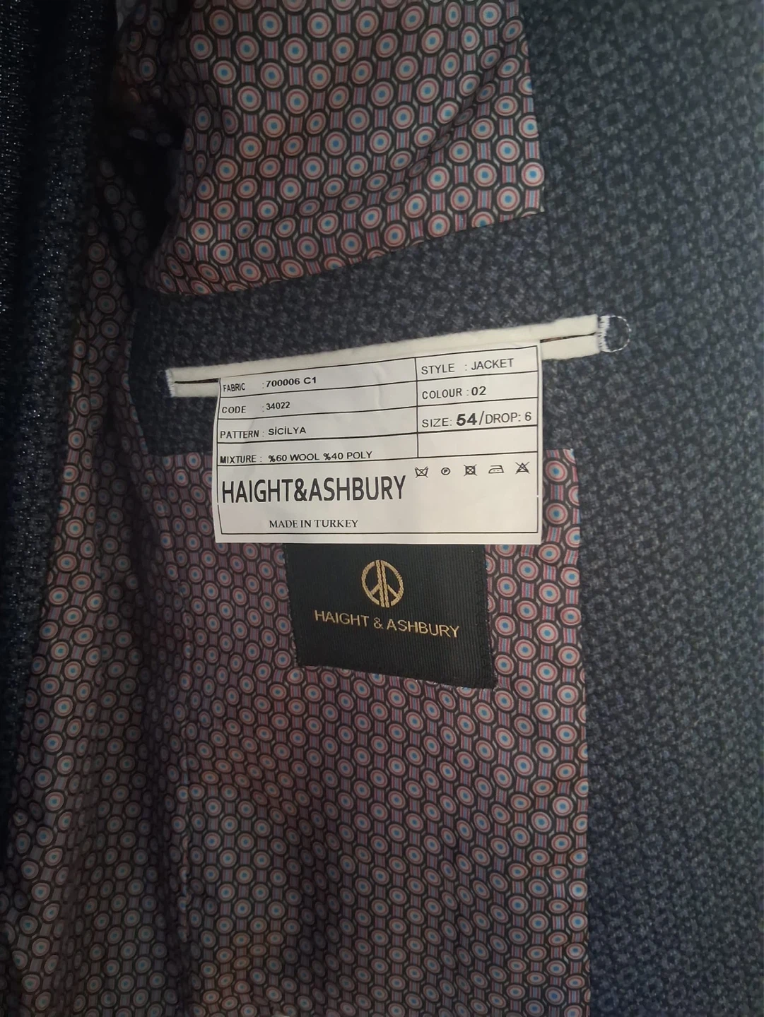 Haight & Ashbury Men's Blazer - Size 54 - photo 3