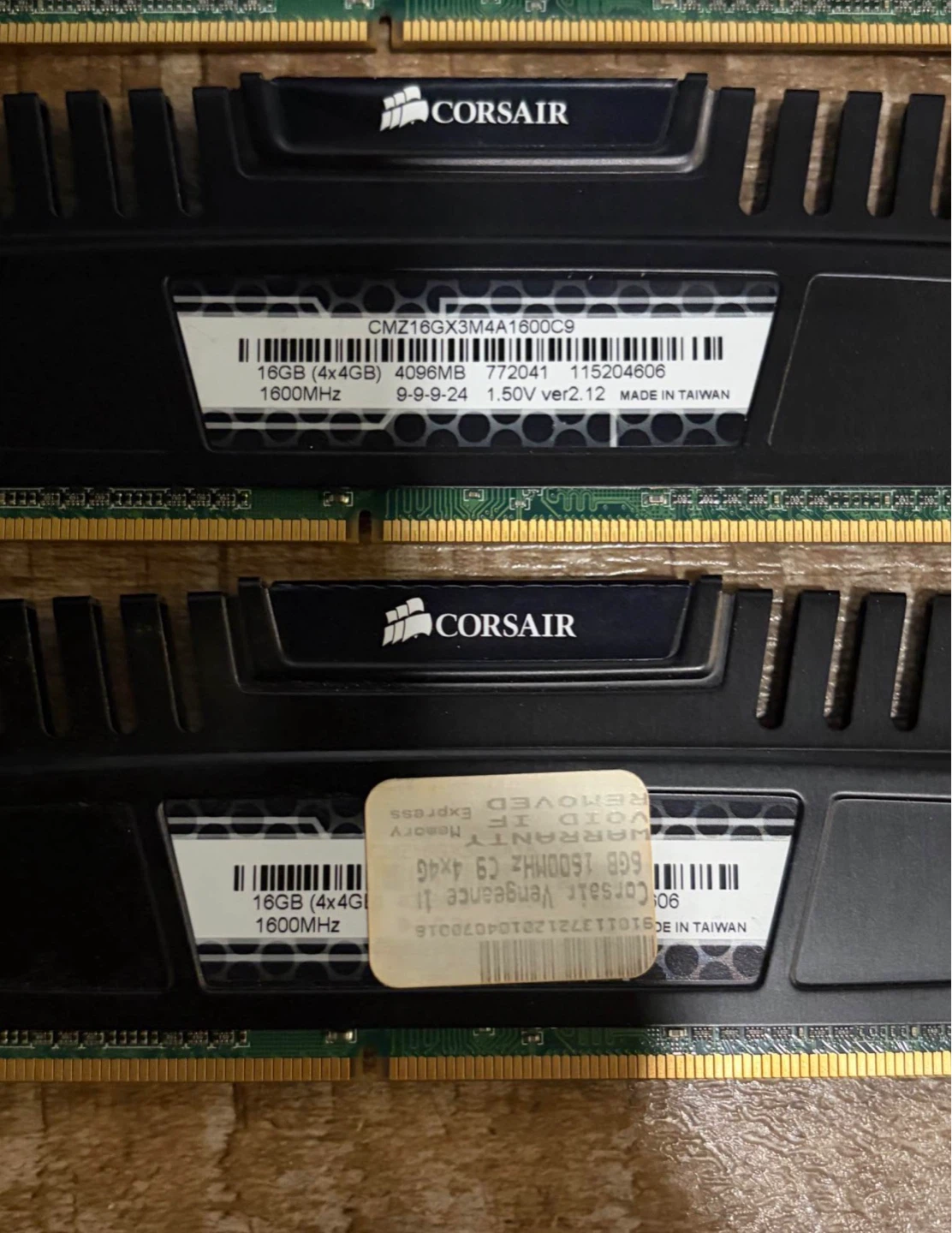 Corsair Vengeance DDR3 desktop memory modules 16GB 4x4 - photo 3