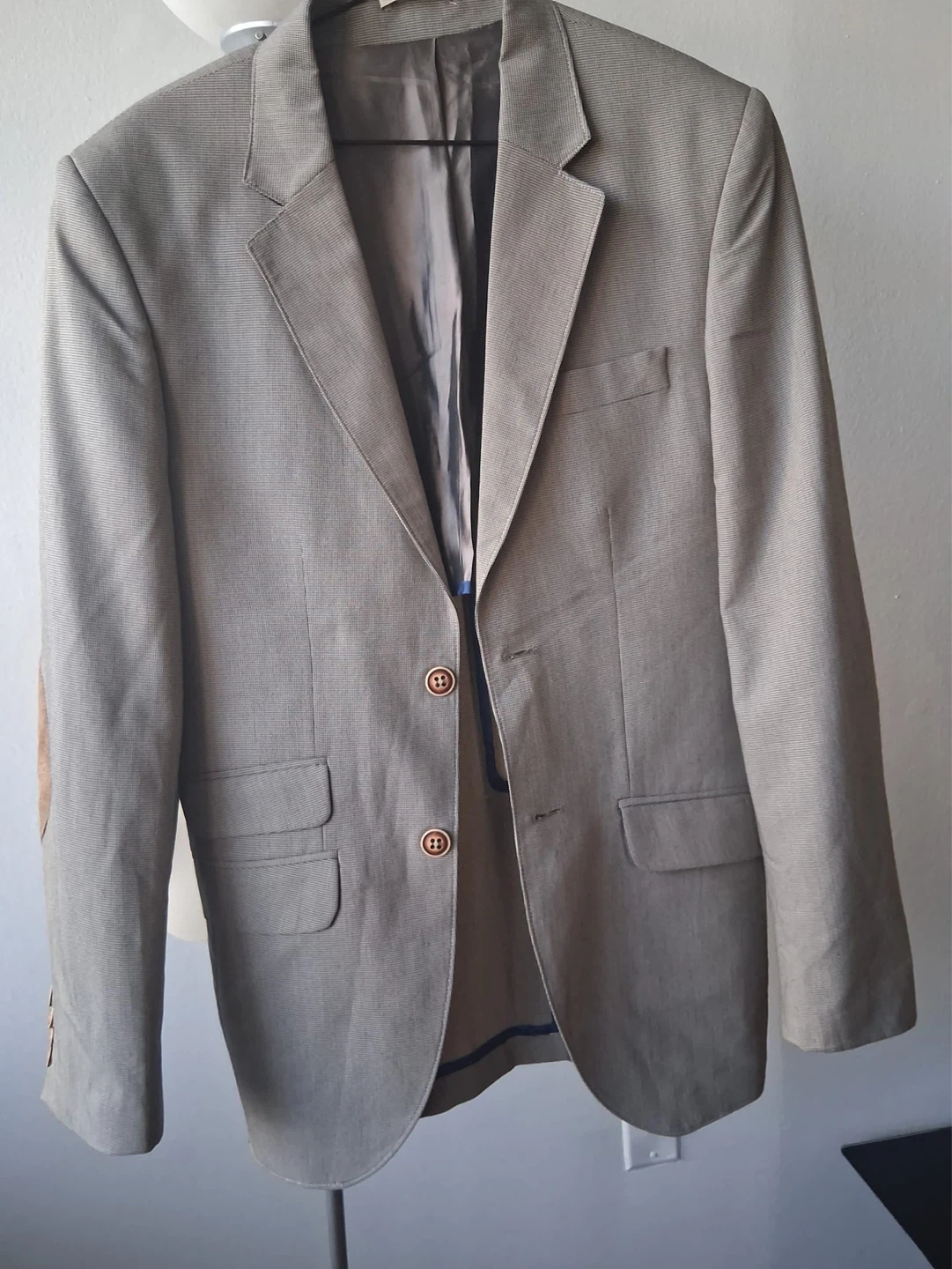 Cenione Casual Blazer Jacket with Elbow Patches - Size 46