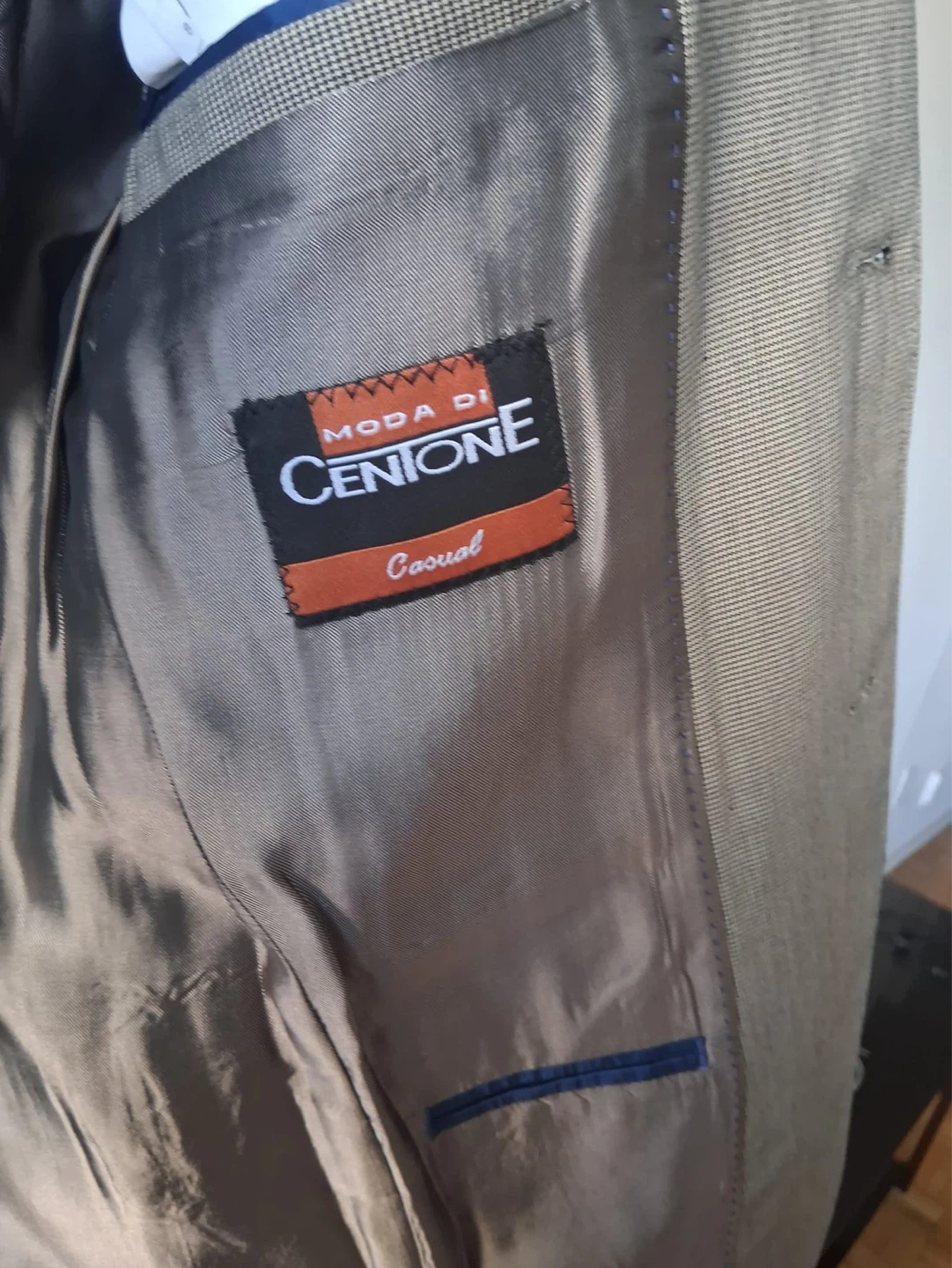 Cenione Casual Blazer Jacket with Elbow Patches - Size 46 - photo 2